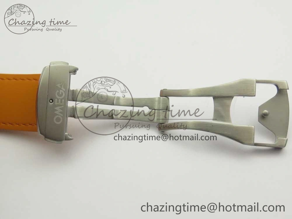 Planet Ocean Professional Orange Bezel 45.5mm 1:1 VSF Best Edition on SS Bracelet A8500 Super Clone (2 Straps)
