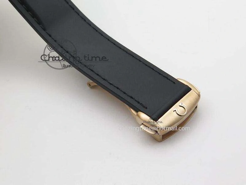 Planet Ocean Professional Rose Gold Liquid Metal V6F 45mm on Black Rubber Strap A8501