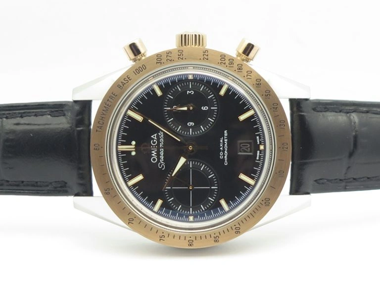 Planet Ocean Professional SS V6F 37mm Ladies Ceramic Bezel On Black Leather Strap A8520