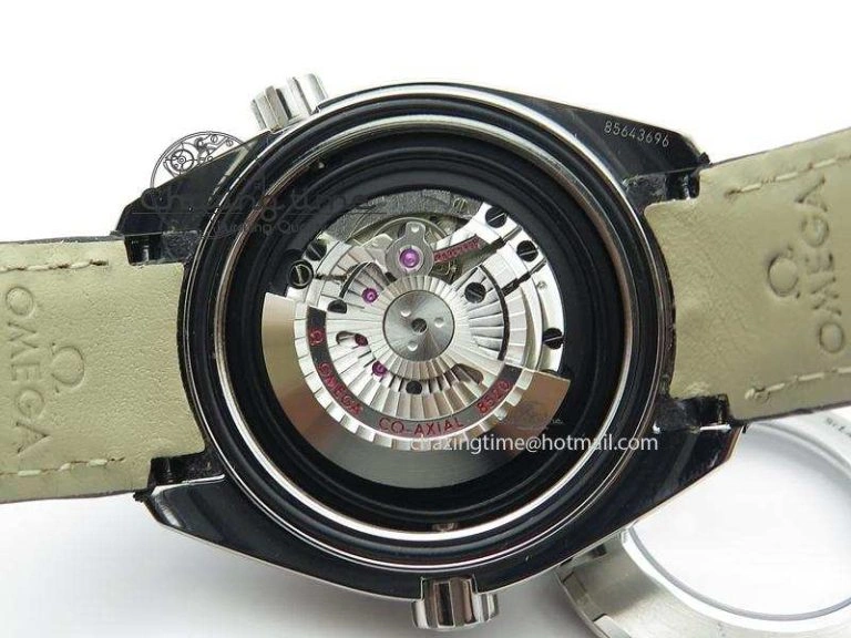 Planet Ocean Professional SS V6F 37mm Ladies Ceramic Bezel On Black Leather Strap A8520