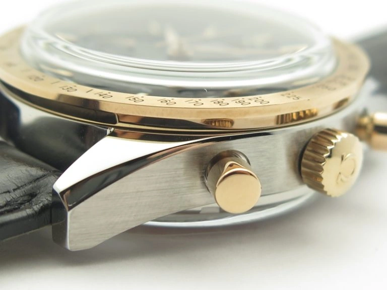 Planet Ocean Professional SS V6F 37mm Ladies Ceramic Bezel On Black Leather Strap A8520