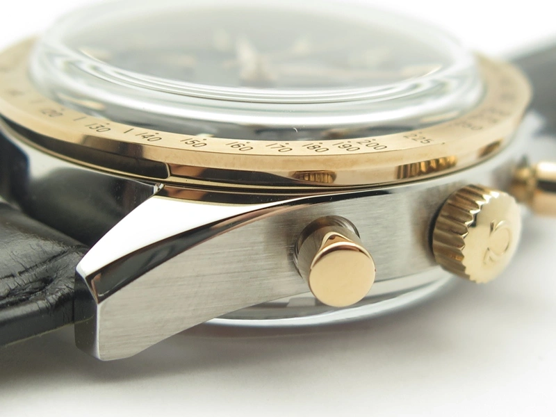 Planet Ocean Professional SS V6F 37mm Ladies Ceramic Bezel On Black Leather Strap A8520