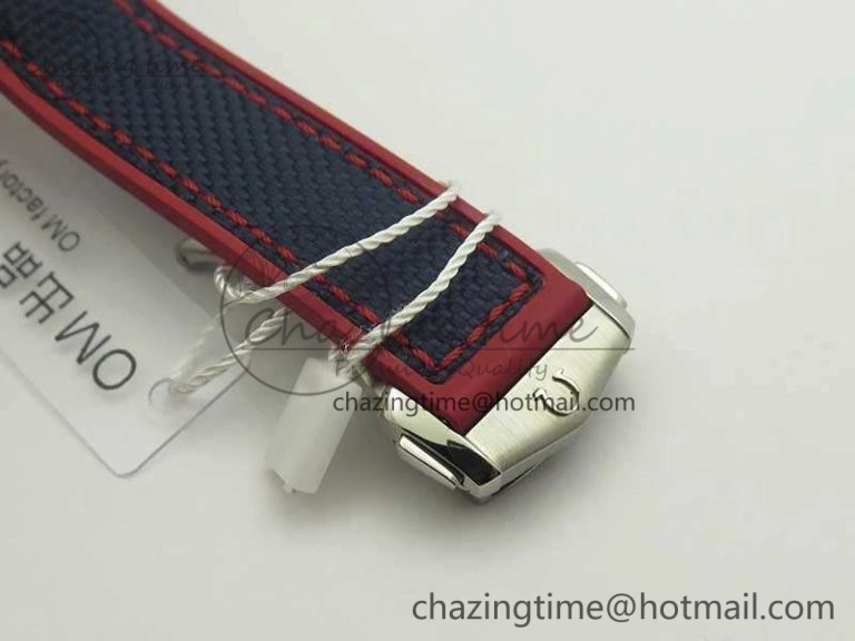 Planet Ocean “Pyeongchang 2018” 43.5mm SS OMF 1:1 Best Edition Blue Dial On Nylon Strap A8900