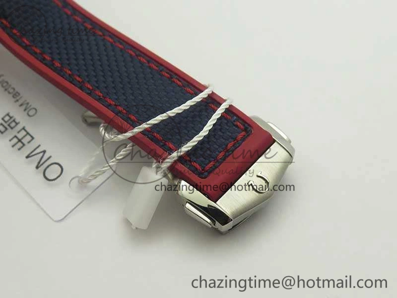Planet Ocean “Pyeongchang 2018” 43.5mm SS OMF 1:1 Best Edition Blue Dial On Nylon Strap A8900
