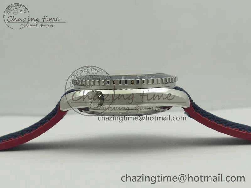 Planet Ocean “Pyeongchang 2018” 43.5mm SS OMF 1:1 Best Edition Blue Dial On Nylon Strap A8900
