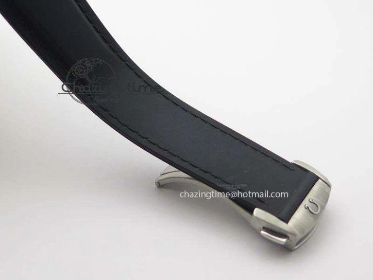 Planet Ocean SS Bp Maker 45mm Black Bezel On Black Rubber Strap A8500