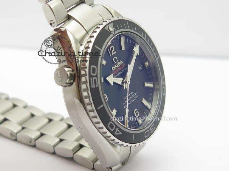 Planet Ocean SS Bp Maker 45mm Black Bezel On SS Bracelet A8500