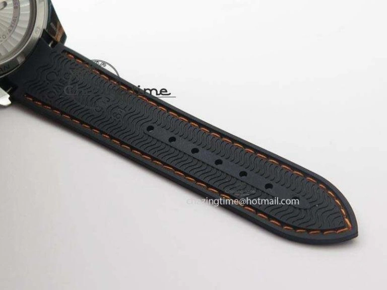 Planet Ocean SS Bp Maker 45mm Black Bezel Orange Numbers On Black Rubber Strap A8500