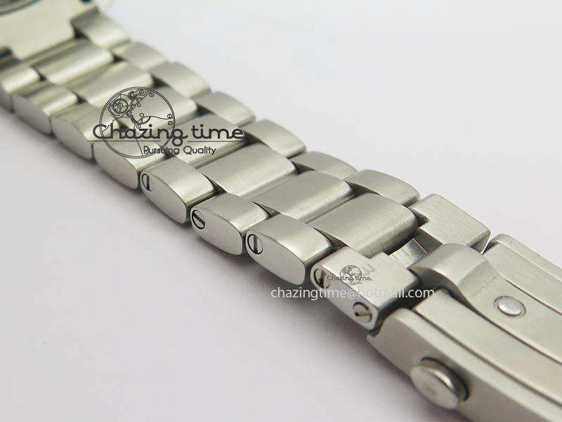 Planet Ocean SS Bp Maker 45mm Black Bezel Orange Numbers On SS Bracelet A8500