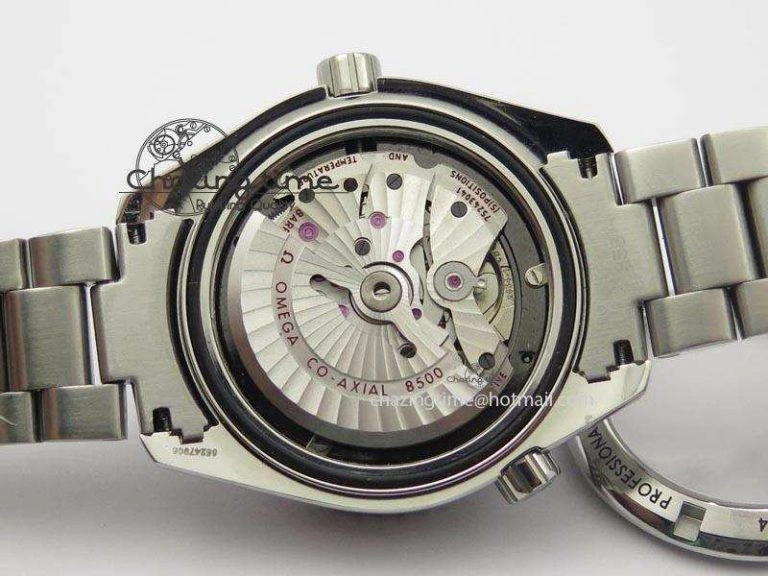 Planet Ocean SS Bp Maker 45mm Orange Bezel On SS Bracelet A8500