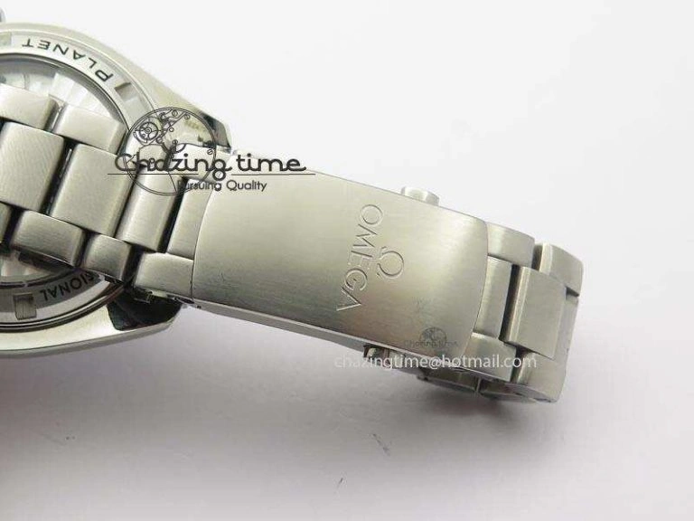 Planet Ocean SS Bp Maker 45mm Orange Bezel On SS Bracelet A8500