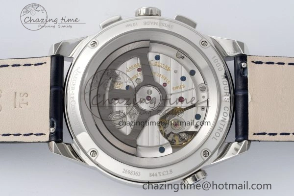 Polaris Chrono SS HKF Best Edition Blue Dial on Blue Leather Strap A752A