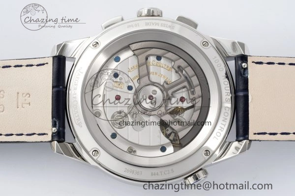 Polaris Chrono SS HKF Best Edition Blue Dial on Blue Leather Strap A752A