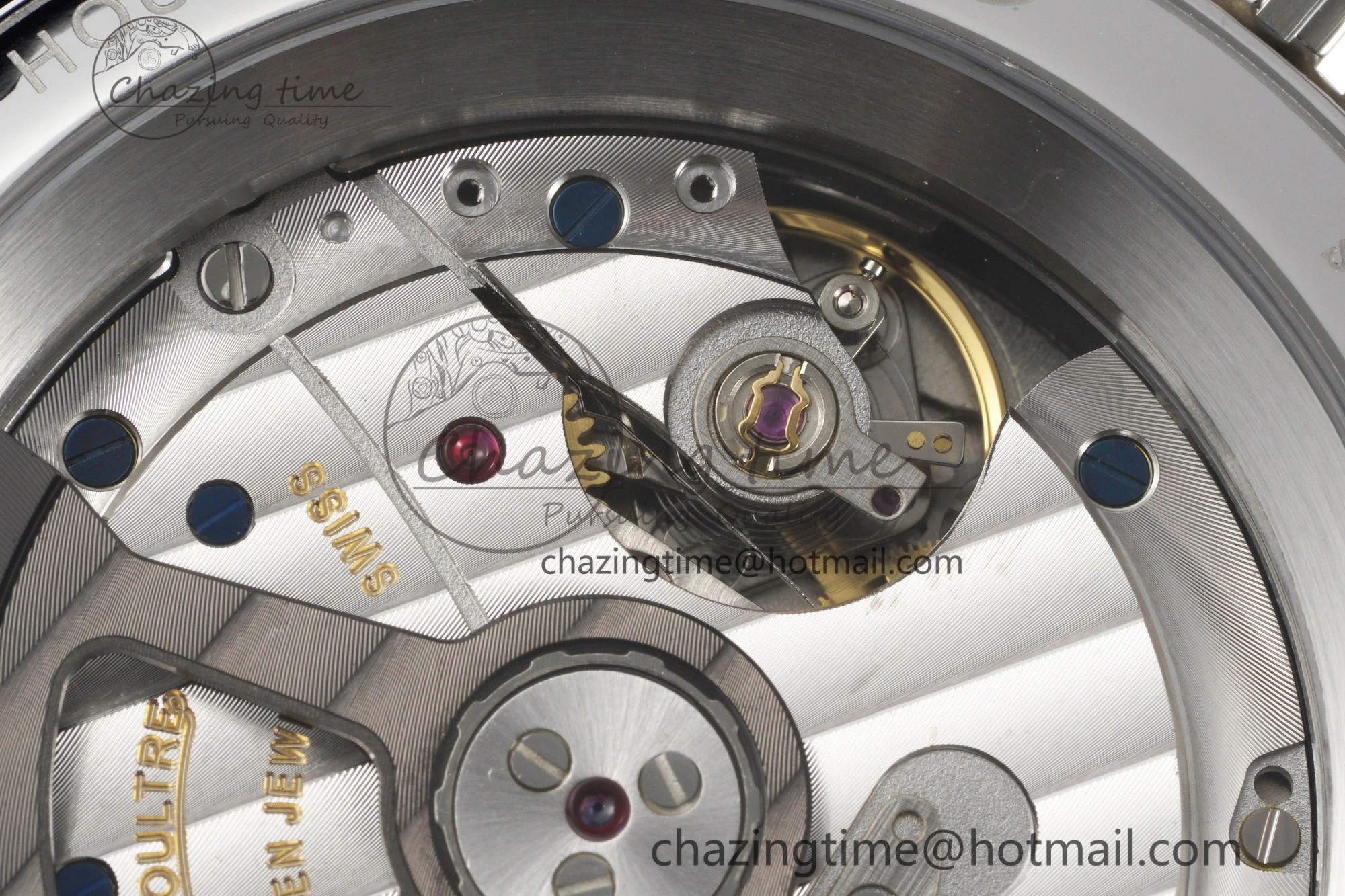 Polaris Chrono SS HKF Best Edition Blue Dial on Blue Leather Strap A752A