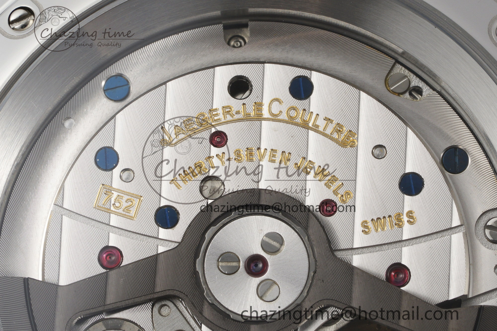 Polaris Chrono SS HKF Best Edition Blue Dial on Blue Leather Strap A752A