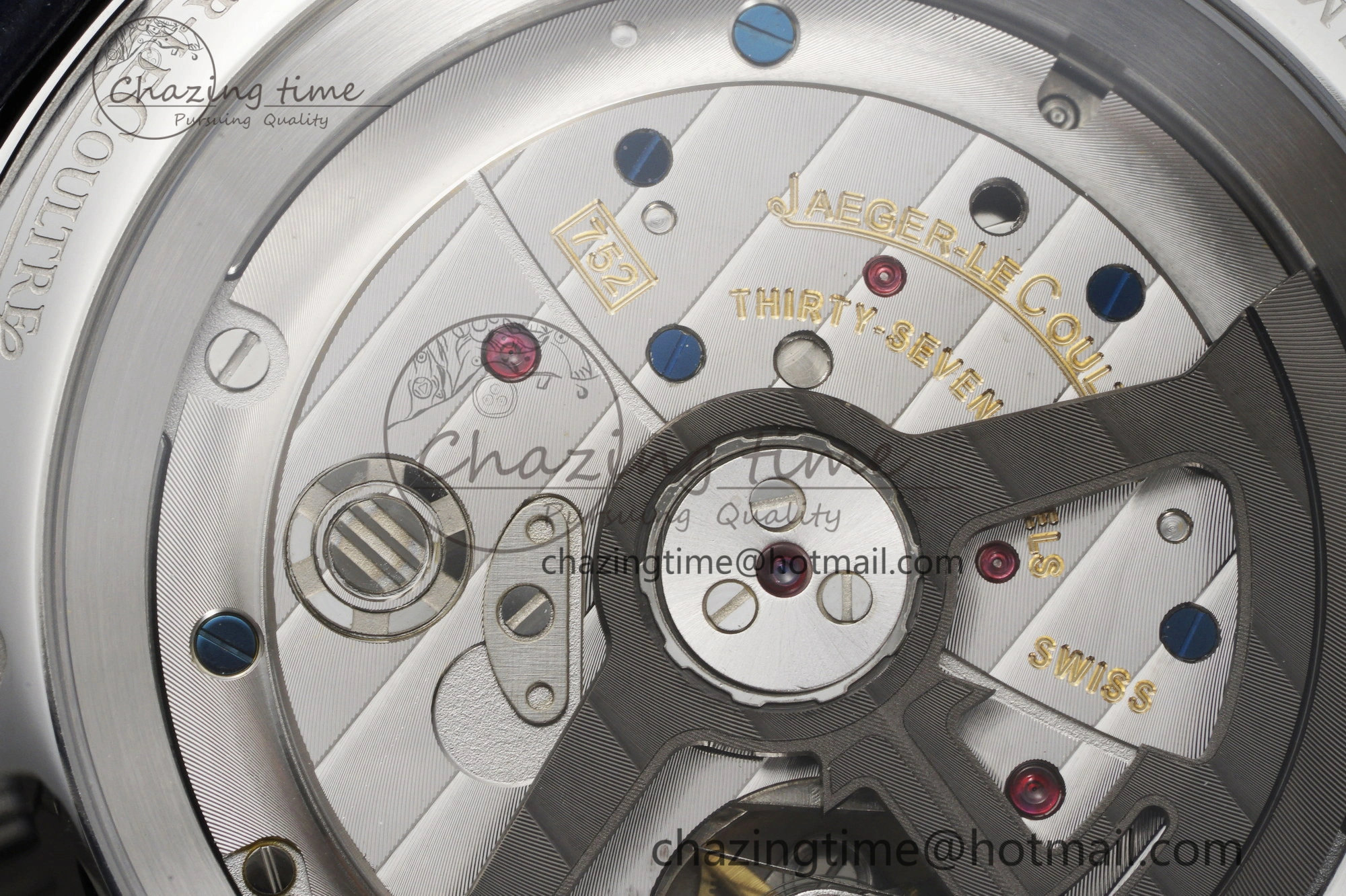 Polaris Chrono SS HKF Best Edition Blue Dial on Blue Leather Strap A752A