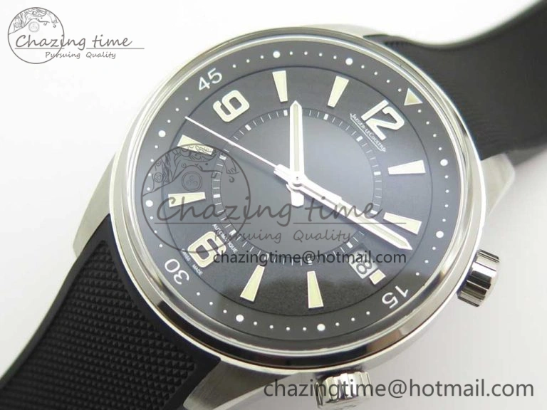 Polaris Geographic SS ZF 1:1 Best Edition Black Dial on Black Rubber Strap MIYOTA 9015