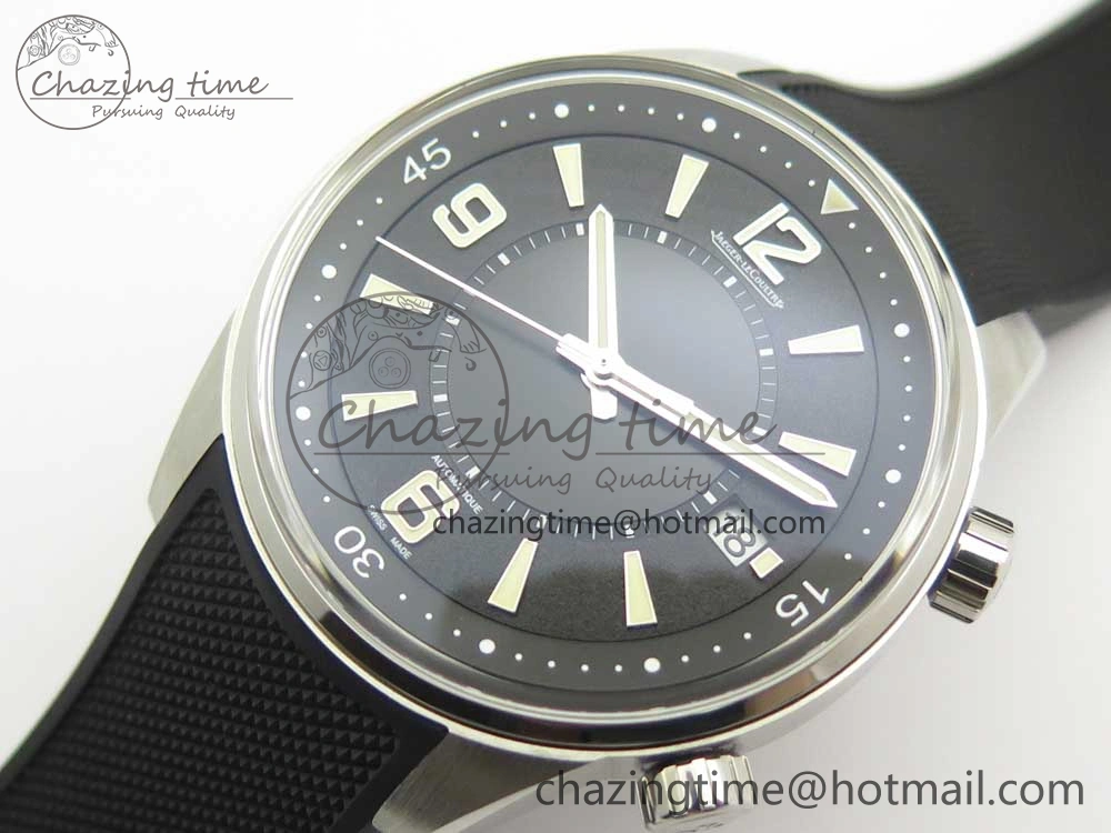 Polaris Geographic SS ZF 1:1 Best Edition Black Dial on Black Rubber Strap MIYOTA 9015