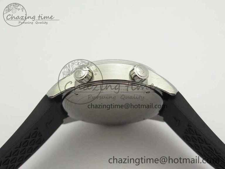 Polaris Geographic SS ZF 1:1 Best Edition Black Dial on Black Rubber Strap MIYOTA 9015