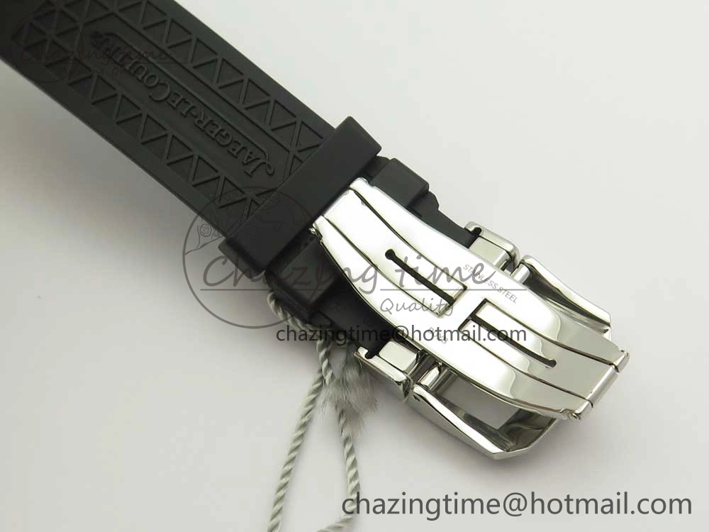 Polaris Geographic SS ZF 1:1 Best Edition Black Dial on Black Rubber Strap MIYOTA 9015