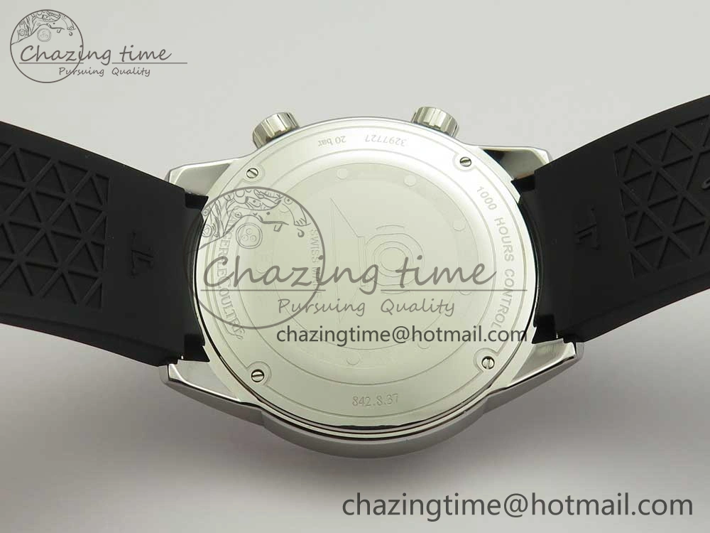 Polaris Geographic SS ZF 1:1 Best Edition Black Dial on Black Rubber Strap MIYOTA 9015