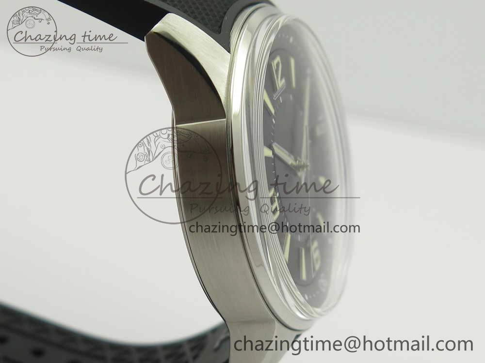 Polaris Geographic SS ZF 1:1 Best Edition Black Dial on Black Rubber Strap MIYOTA 9015