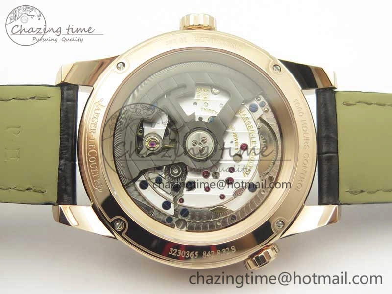 Polaris Geographic WT RG Black Textured Dial on Black Leather Strap A936