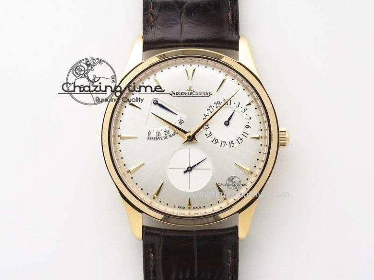 Polaris Geographic WT RG Blue Textured Dial on Black Leather Strap A936