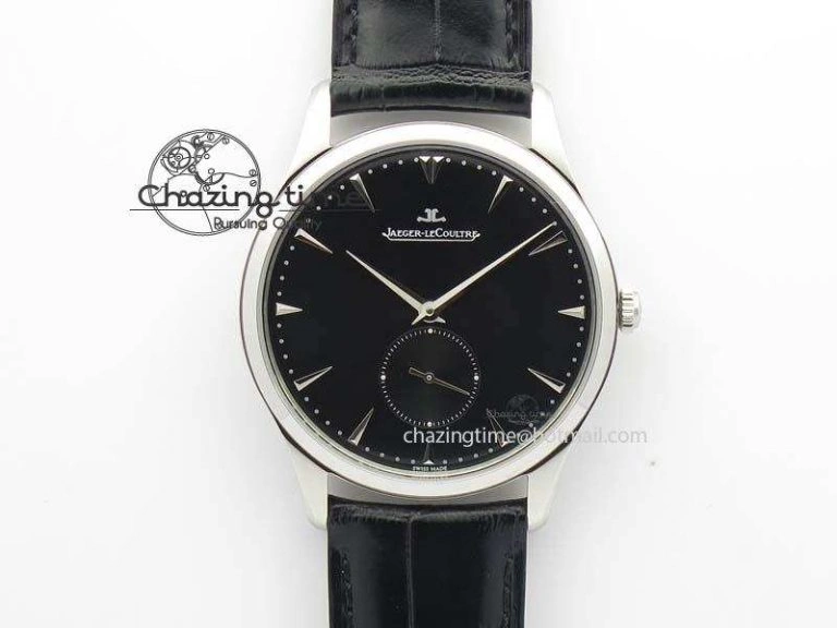 Polaris Geographic WT RG Blue Textured Dial on Black Leather Strap A936