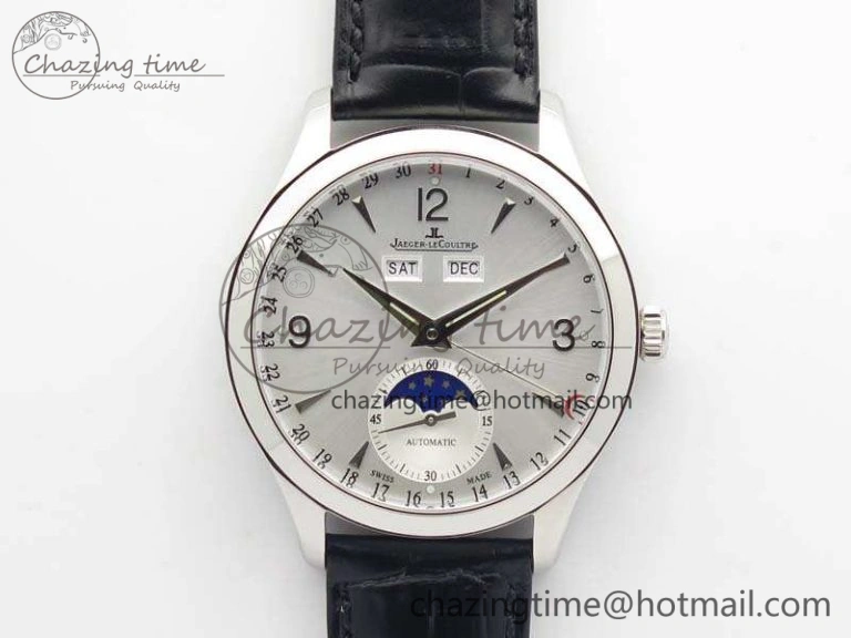 Polaris Geographic WT RG Blue Textured Dial on Black Leather Strap A936