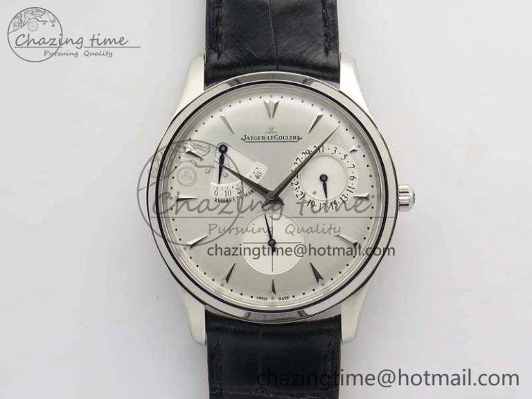 Polaris Geographic WT RG Blue Textured Dial on Black Leather Strap A936