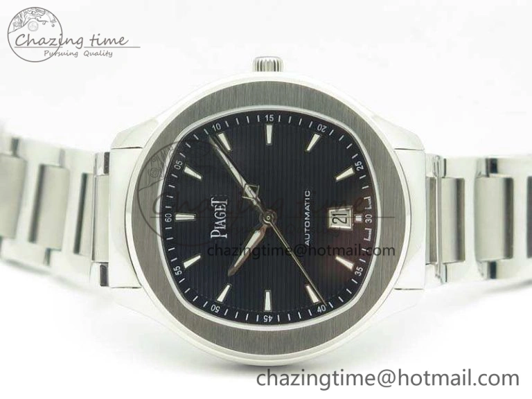 Polo G0A41001 SS 3AF 1:1 Best Edition Black Dial On SS Bracelet MIYOTA9015