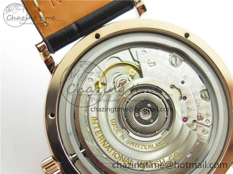 Portofino 37mm RG V7F 1:1 Best Edition Gray Dial Diamonds Bezel on Black Leather Strap A2892