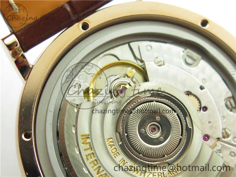 Portofino 37mm RG V7F 1:1 Best Edition Gray Dial on Deep Brown Leather Strap A2892