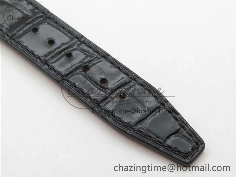 Portofino 37mm SS V7F 1:1 Best Edition Gray Dial on Black Leather Strap A2892