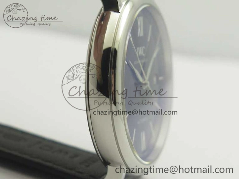 Portofino Automatic Edition “150 Years” MKF Blue Dial on Black Leather Strap MIYOTA 9015