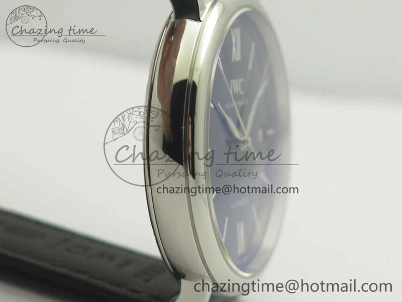 Portofino Automatic Edition “150 Years” MKF Blue Dial on Black Leather Strap MIYOTA 9015