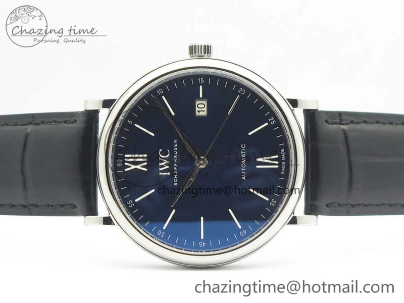 Portofino Automatic Edition “150 Years” MKF Blue Dial on Black Leather Strap MIYOTA 9015