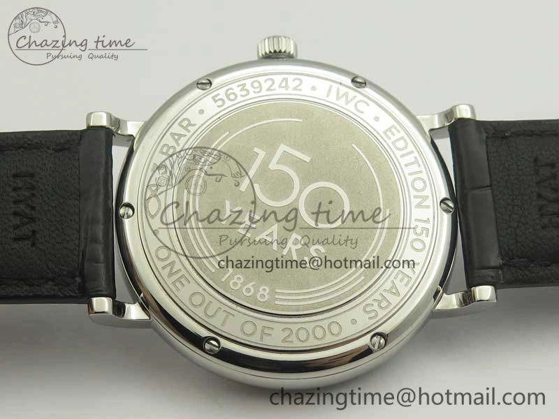 Portofino Automatic Edition “150 Years” MKF Blue Dial on Black Leather Strap MIYOTA 9015
