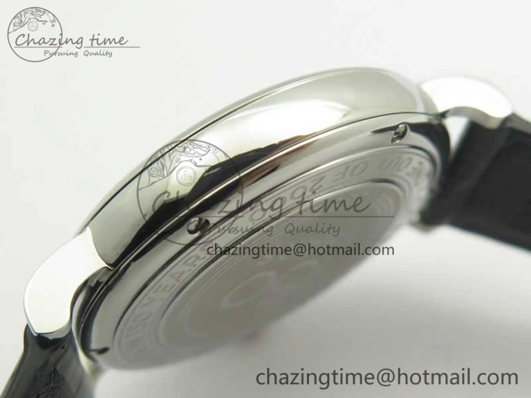 Portofino Automatic Edition “150 Years” MKF White Dial on Black Leather Strap MIYOTA 9015
