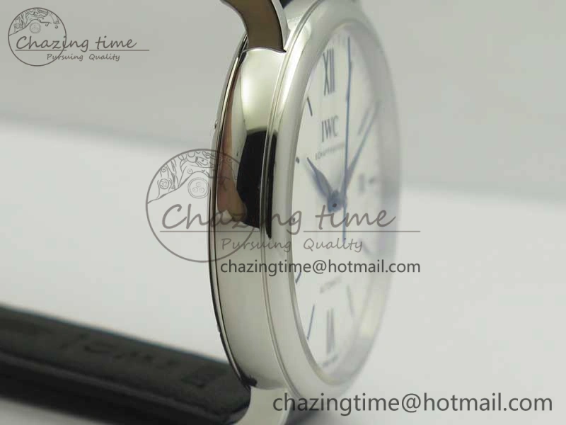 Portofino Automatic Edition “150 Years” MKF White Dial on Black Leather Strap MIYOTA 9015