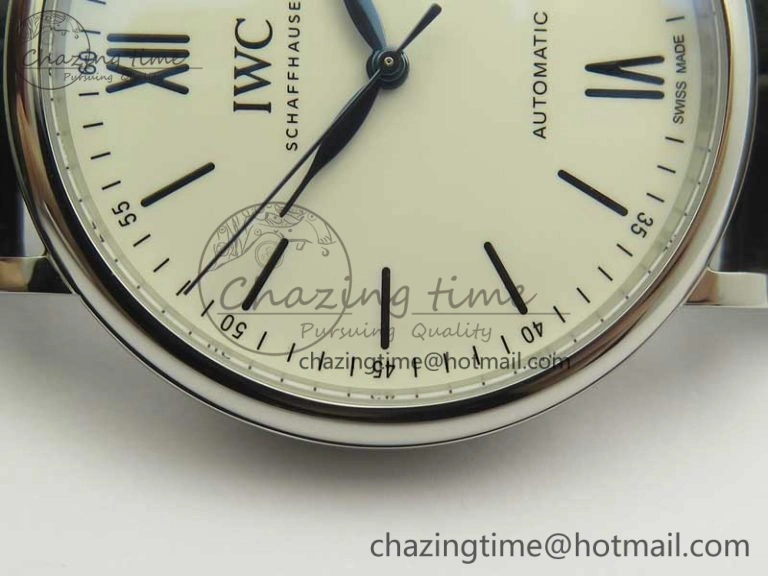 Portofino Automatic Edition “150 Years” MKF White Dial on Black Leather Strap MIYOTA 9015