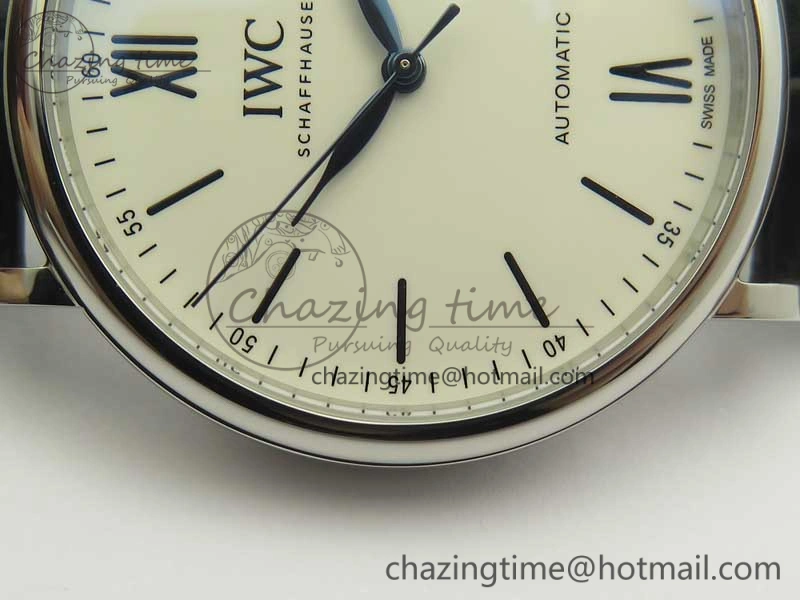 Portofino Automatic Edition “150 Years” MKF White Dial on Black Leather Strap MIYOTA 9015