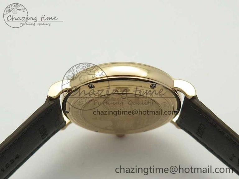 Portofino Automatic RG FKF 1:1 Best Edition White Dial on Brown Leather Strap A2892