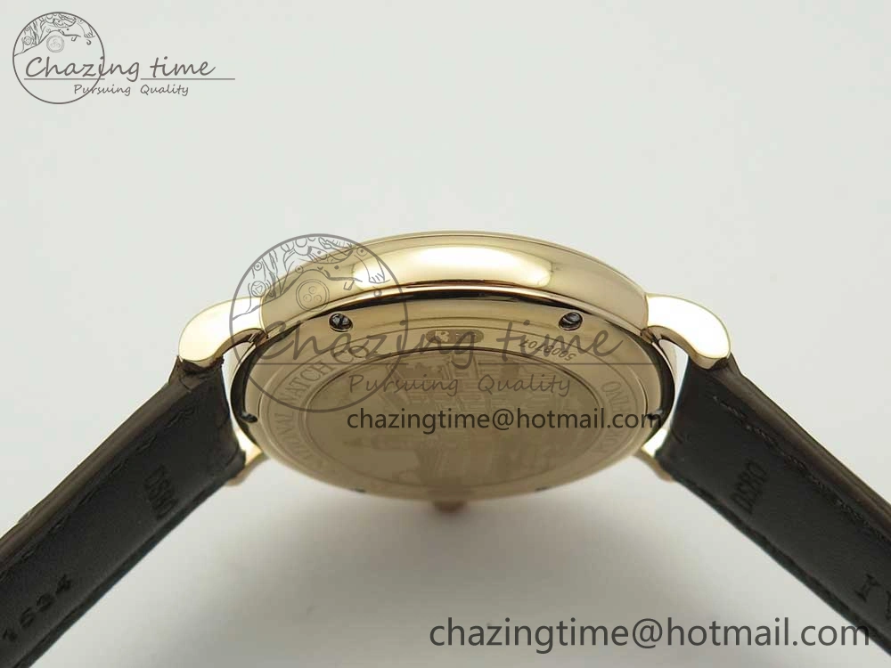 Portofino Automatic RG FKF 1:1 Best Edition White Dial on Brown Leather Strap A2892