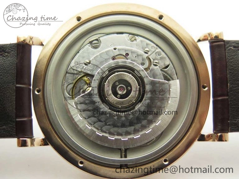 Portofino Automatic RG FKF 1:1 Best Edition White Dial on Brown Leather Strap A2892