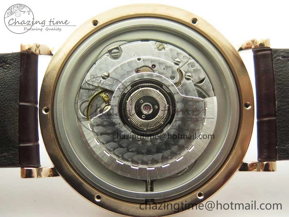 Portofino Automatic RG FKF 1:1 Best Edition White Dial on Brown Leather Strap A2892