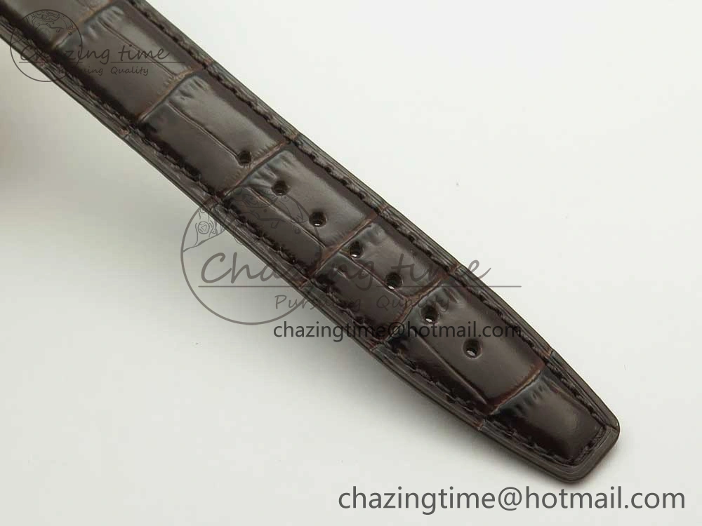 Portofino Automatic RG FKF 1:1 Best Edition White Dial on Brown Leather Strap A2892