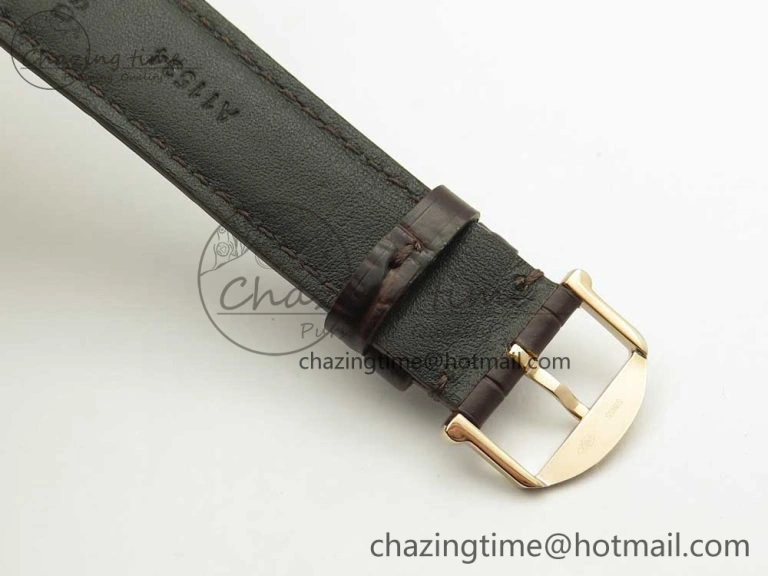 Portofino Automatic RG FKF 1:1 Best Edition White Dial on Brown Leather Strap A2892