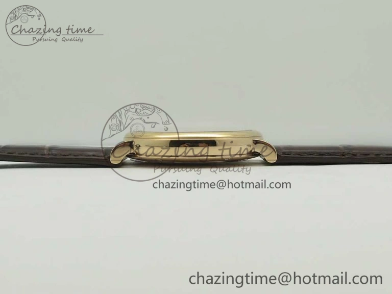 Portofino Automatic RG FKF 1:1 Best Edition White Dial on Brown Leather Strap A2892